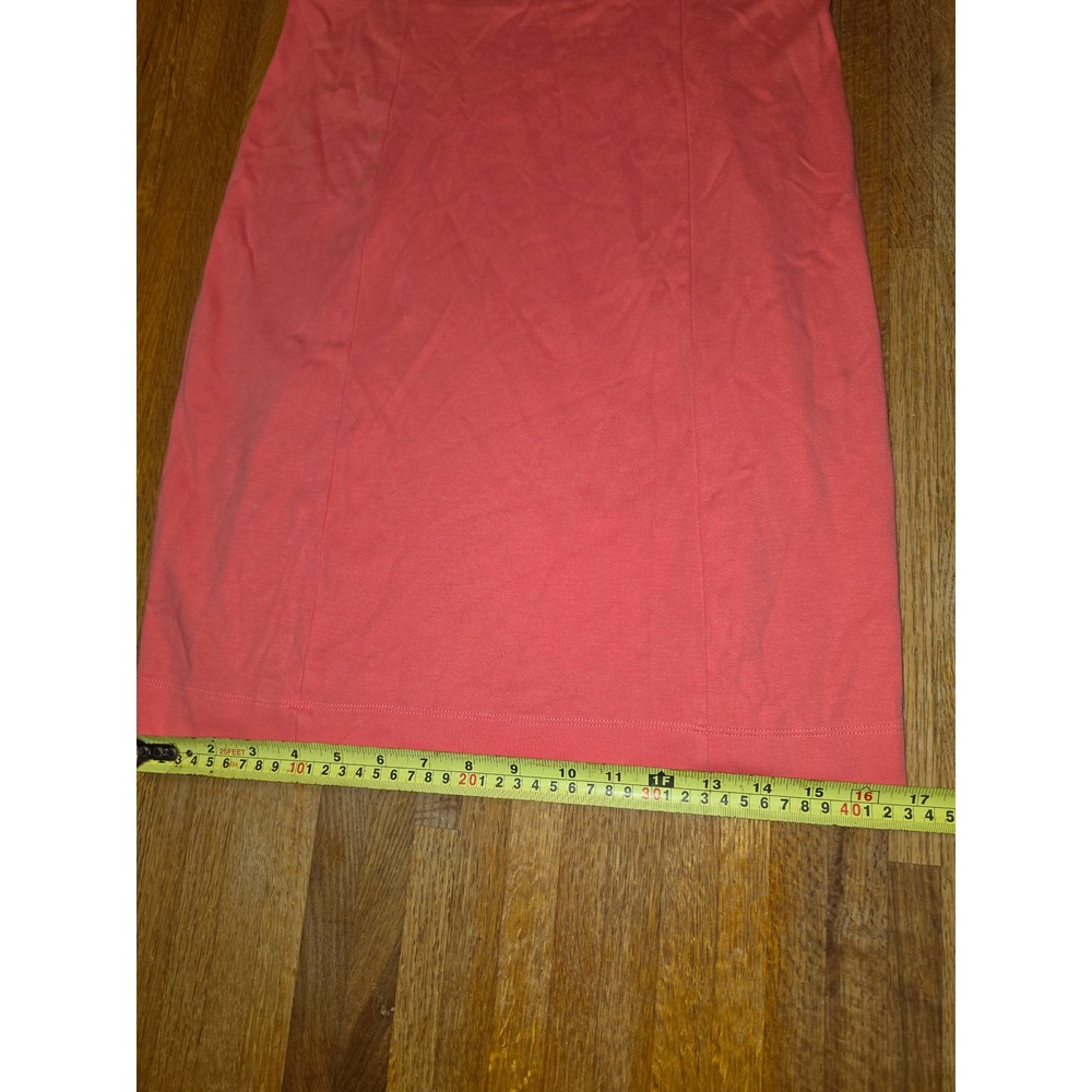 New York & Company Coral Pink V-Neck Sleeveless Sheath Dress Size S - Picture 8 of 10